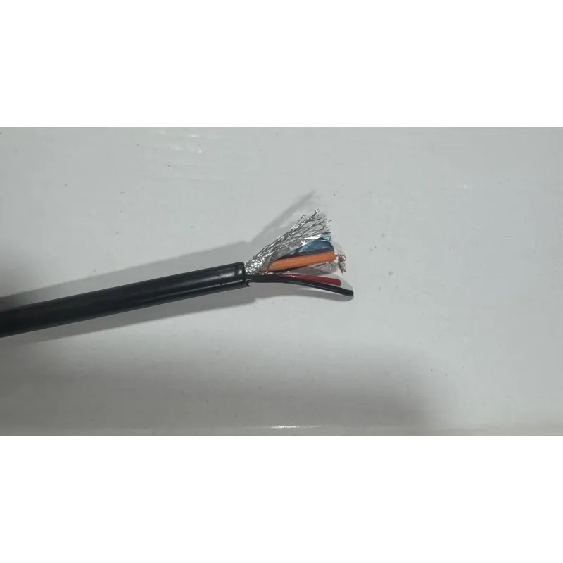 კაბელი გარე მონტაჟის CCTV 1+2 (Mini Coax + 2 x 0,50) PE (100m) (40975)