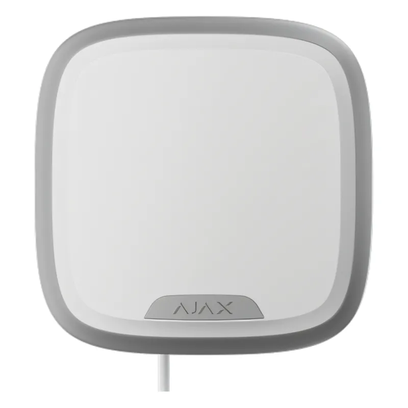 ჰიბრიდული გარე გამოყენების სირენა Ajax StreetSiren Fibra ASP white