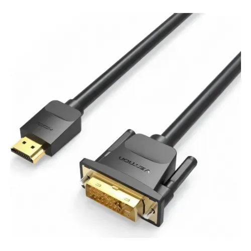 ABFBG, VENTION, Cable, HDMI to DVI Cable 1.5M Black