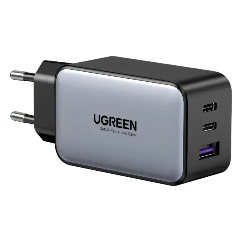 X553, UGREEN, Power Supply, Nexode Air, 65W, USB, USB-C x2, Grey