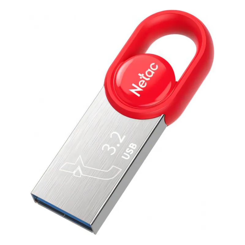 NETAC, UM2, 64GB, USB 3.2, Red