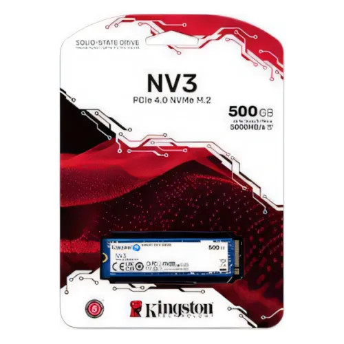 Kingston, NV3 PCIe 4.0 NVMe SSD, 500G, 2280 PCIe