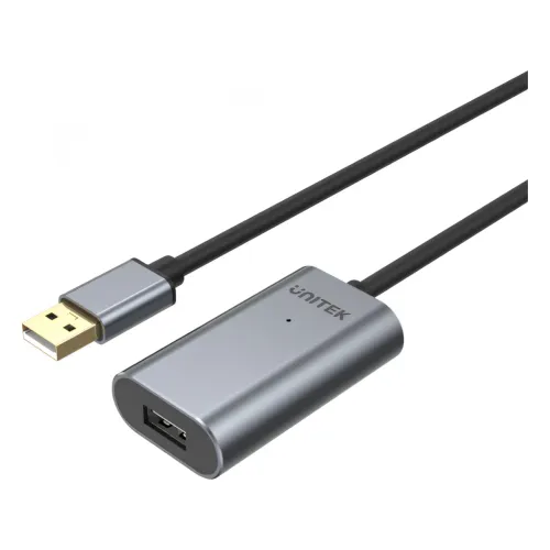 Y-272, UNITEK, 10M USB 2.0 Aluminium Extension Cable