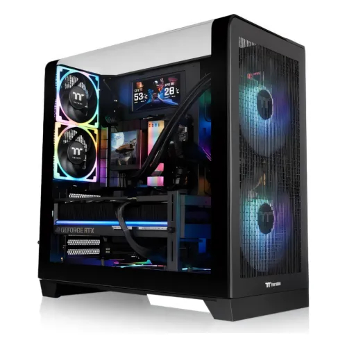Thermaltake, View 390 Air Mid Tower Chassis Case Black