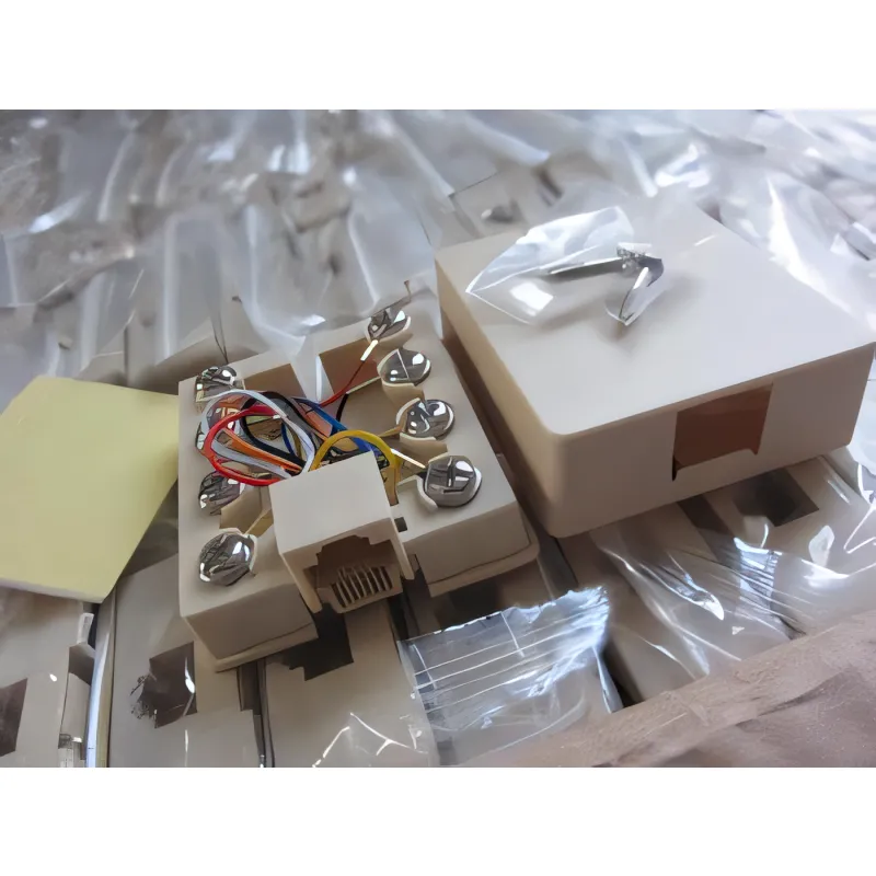 TELUS 8013,8P8C LAN Outlet, Kingda, Modular Surface Jack, 8P8C