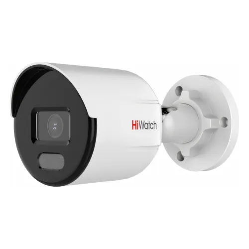 HiWatch DS-I250L(C) 4.0mm 2მპ გარე Bullet, ColorVu, IP67, მეტალი/პლასტმასი, White Light 30მ