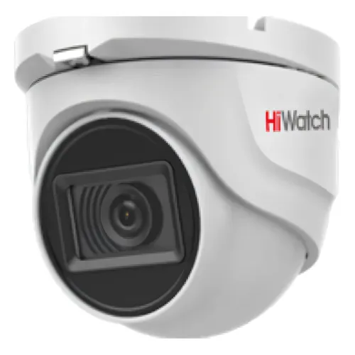კამერა, Hiwatch, DS-T203A(B)(2.8mm), HDTVI, 2mp, Turret, Fix, IR20m, Mic