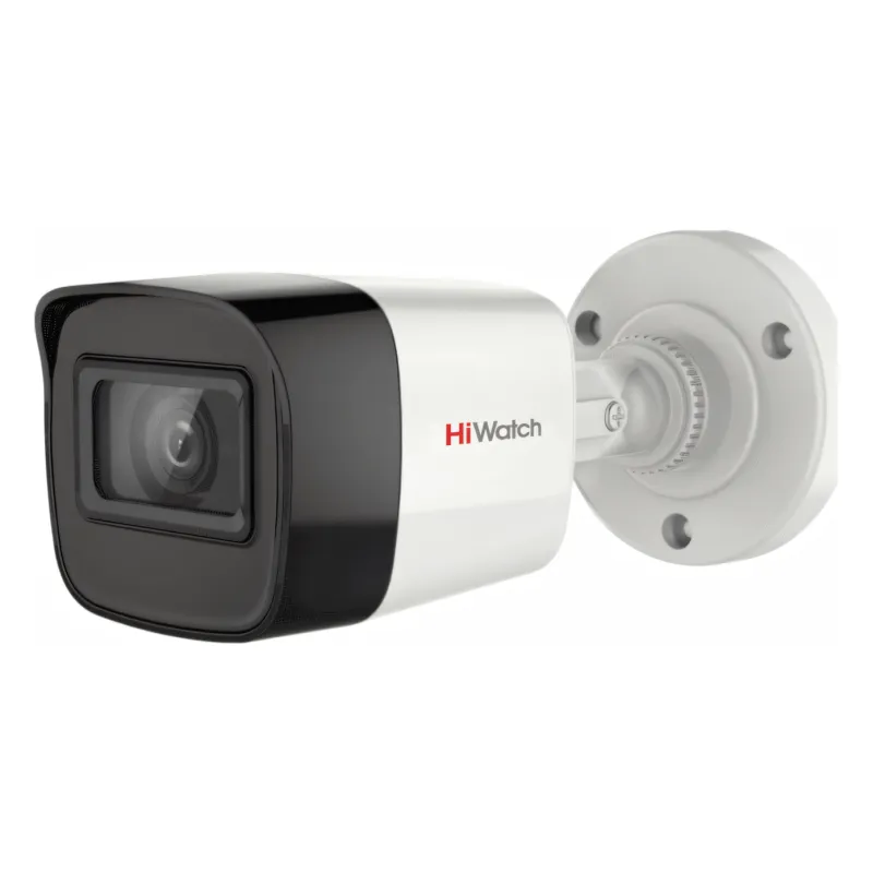 კამერა, Hiwatch, DS-T500A (B), 2.8mm, HDTVI, 5mp, Bullet, Fix, IR20m, Mic