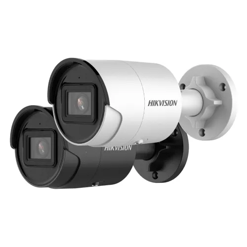კამერა, IP, Hikvision, DS-2CD2043G2-IU, 2.8mm, 4mp, Bullet, Black, IR40m, AcuSense, Mic