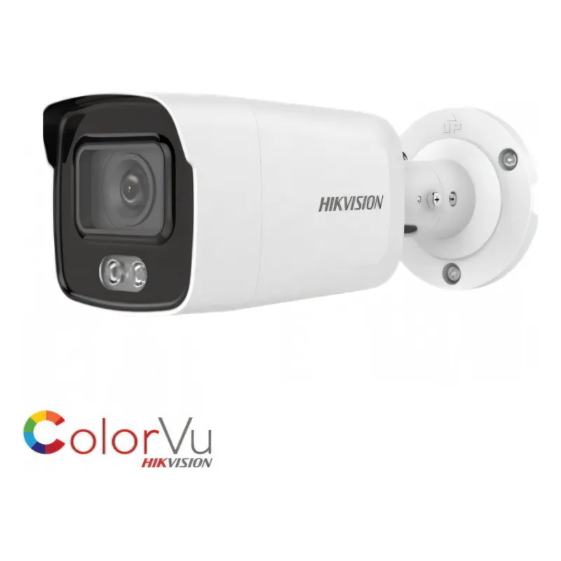 კამერა, IP, Hikvision, DS-2CD2047G2-LU(C), 4mm, 4mp, Bullet, WL40m, ColorVu, Mic
