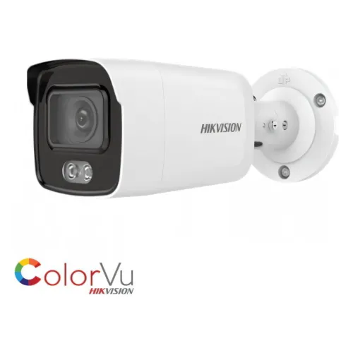 კამერა, IP, Hikvision, DS-2CD2047G2-LU(C), 4mm, 4mp, Bullet, WL40m, ColorVu, Mic