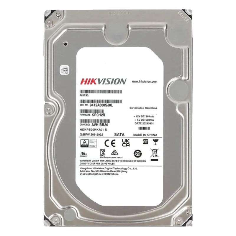მყარი დისკი - 10TB, SATA HDD Hikvision