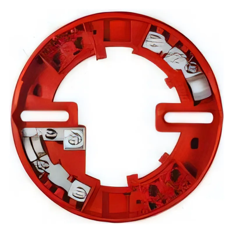 Base, low profile, 4-terminal, 99mm, continuity, red 682-002