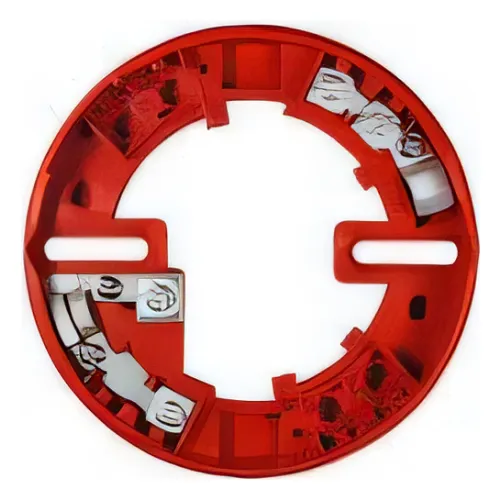 Base, low profile, 4-terminal, 99mm, continuity, red 682-002