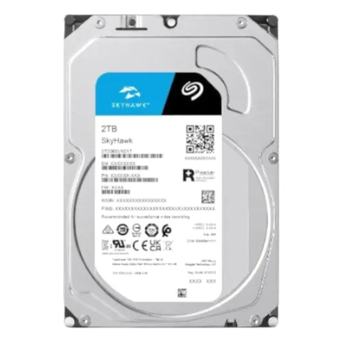 ვიდეომეთვალყურეობის სერიის მყარი დისკი Skyhawk 2TB