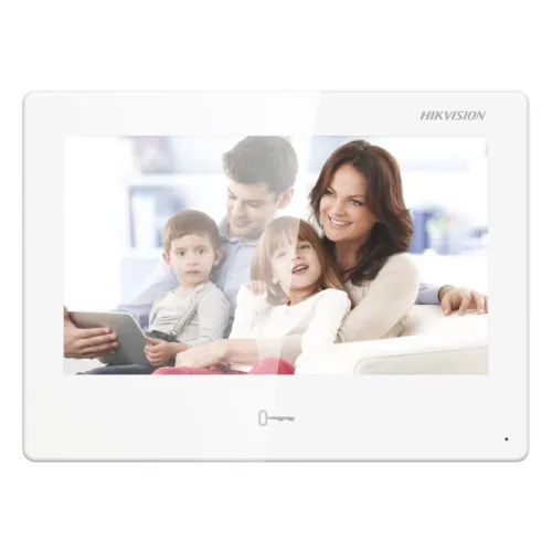 ვიდეო დომოფონის მონიტორი, Hikvision, DS-KH9310-WTE1(B), 7-inch android indoor station