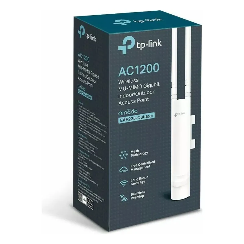 როუტერი EAP225-Outdoor, AC1200, WiFi5, Wireless MU-MIMO Gigabit Indoor/Outdoor Access Point, IP65