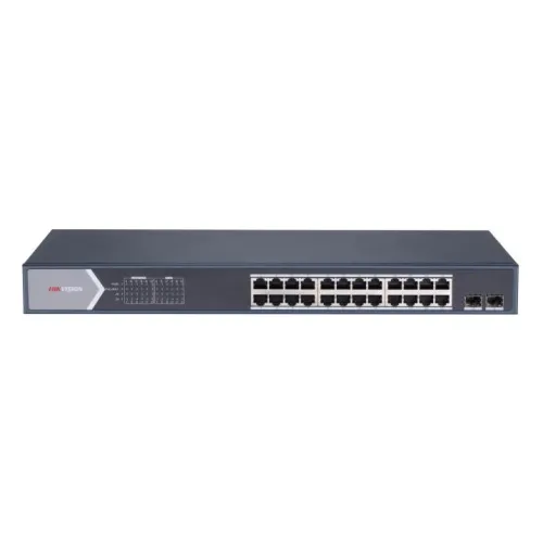 სვიჩი Poe Hikvision, DS-3E0526P-E/M(B), 24 Port, Gigabit, Unmanaged