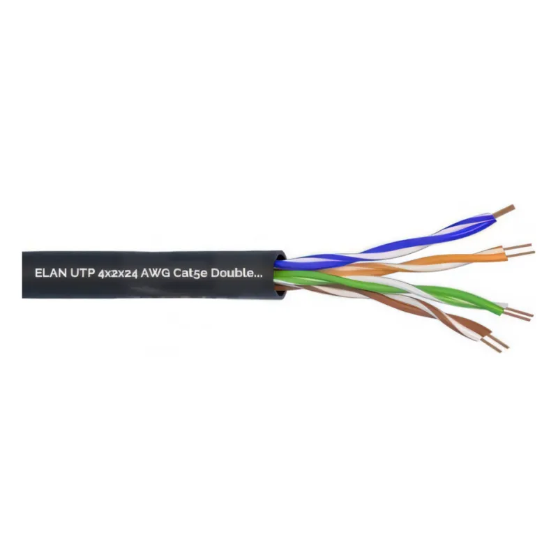 ქსელის კაბელი Elan UTP CAT5e Jelly outdoor 4x2x24AWG_099243 (305მ)