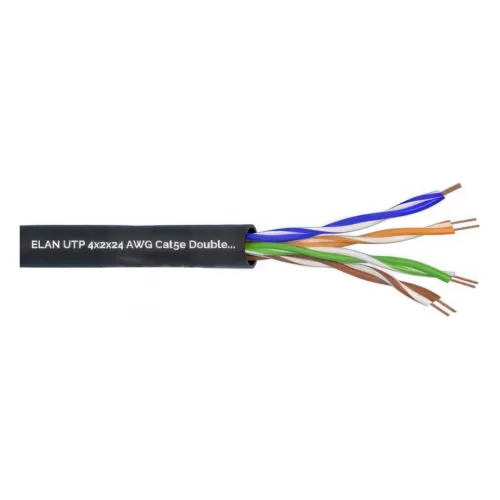 ქსელის კაბელი Elan UTP CAT5e Jelly outdoor 4x2x24AWG_099243 (305მ)