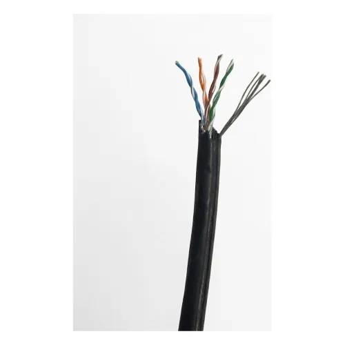 ქსელის კაბელი გარე მონტაჟის (ტროსით) CAT 5e U/UTP 4x2x24 AWG-CU - PE - DATA CABLE with MESSENGER (Z11441-AP)