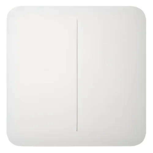 ორიანი ჩამრთველი საფარი (თეთრი) Ajax SoloButton (2-gang) White