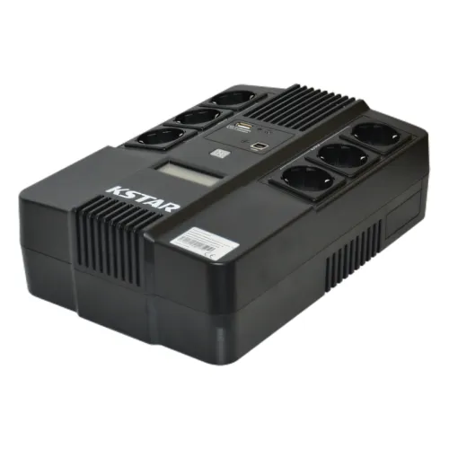 უწყვეტი კვების წყარო (UPS) - 600VA/360W, ეკრანით, KSTAR