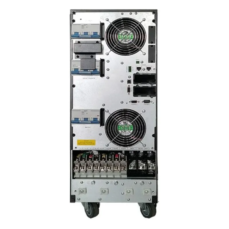 უწყვეტი კვების წყარო (UPS) - 40KVA/36KW UPS 3:3 საჭიროებს 32,36,40 გარე მიერთების აკუმულატორს