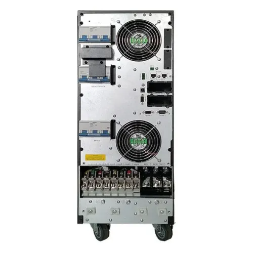 უწყვეტი კვების წყარო (UPS) - 40KVA/36KW UPS 3:3 საჭიროებს 32,36,40 გარე მიერთების აკუმულატორს