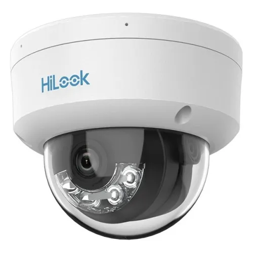 IP კამერა - 4მპ, 2.8მმ, Dome, ColoVu, IK08, Smart Hybrid Light, MD2.0, Hilook
