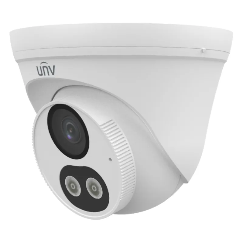 IP კამერა - 8მპ, 2.8მმ, Turret, UMD, Mic, SD, ANR, ColorHunter, Uniview