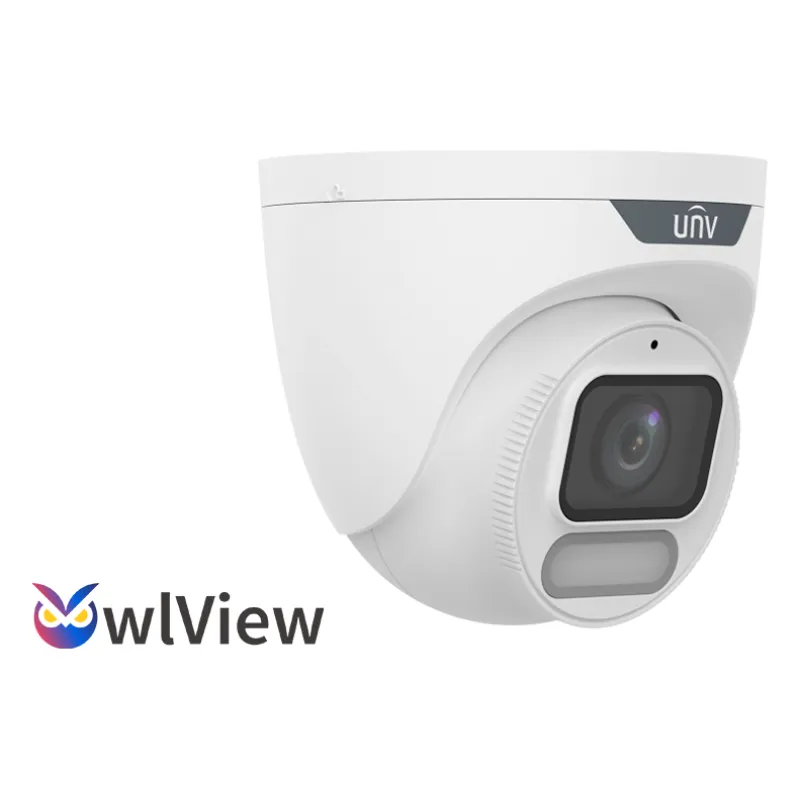 IP კამერა - 8მპ, 2.8მმ, Turret, UMD, Mic, SD, ColorHunter, Wise-ISP, Uniview