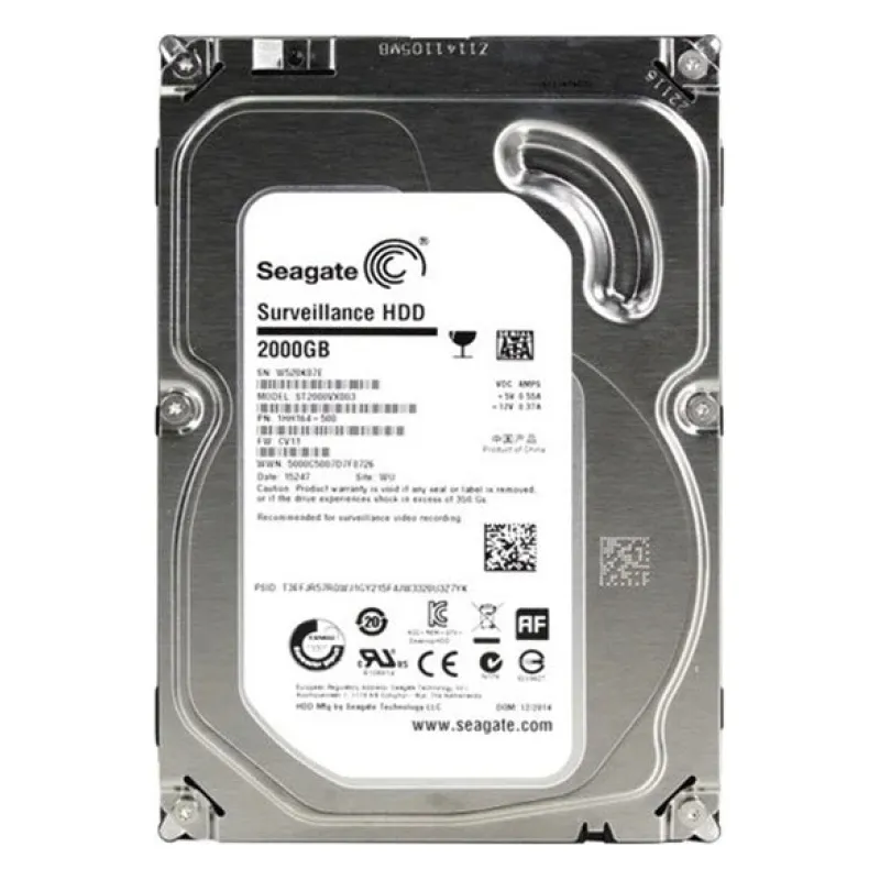 მყარი დისკი - 2TB, SATA HDD Seagate SkyHawk