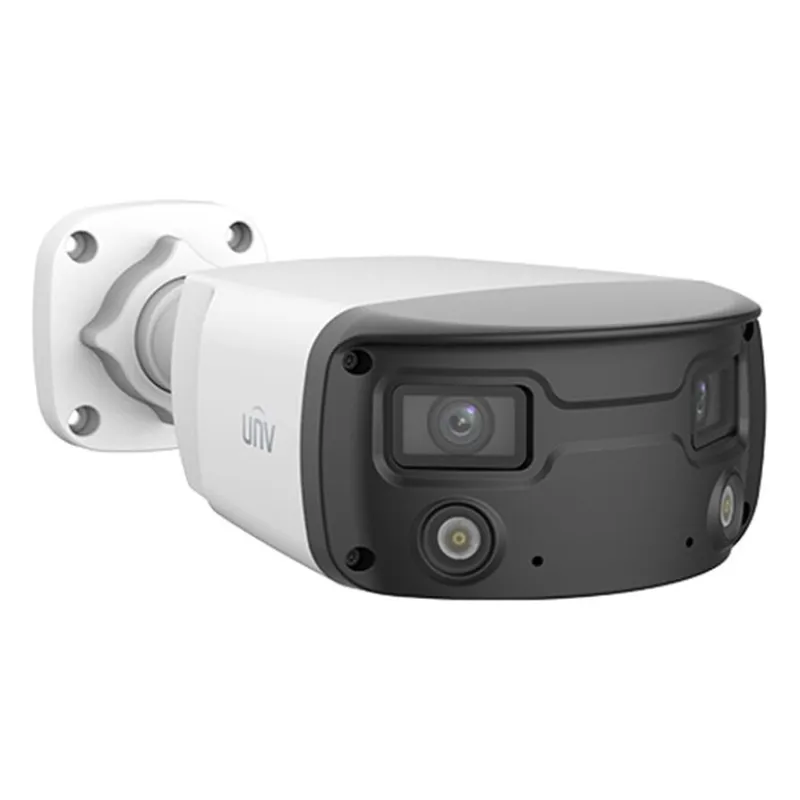 IP კამერა - 2*4მპ, 4მმ, Bullet, Mic, SD, ANR, UMD, Lighthunter, Uniview