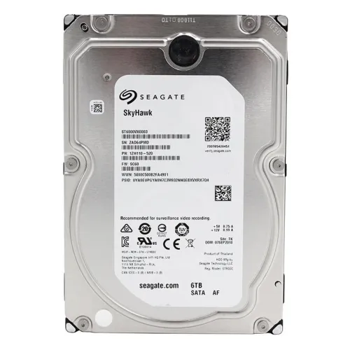 მყარი დისკი - 6TB, SATA HDD Seagate SkyHawk