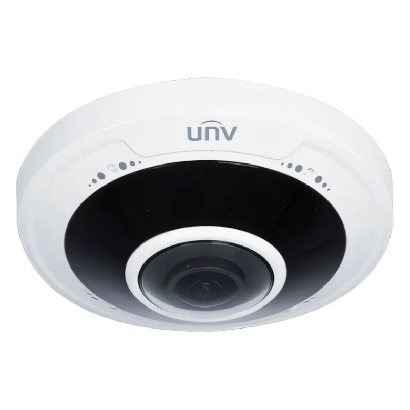 IP კამერა - 5მპ, 1.4მმ, Fisheye, IK10, 360°, Mic, SD, ANR, Uniview