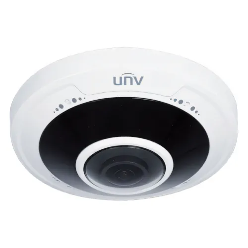 IP კამერა - 5მპ, 1.4მმ, Fisheye, IK10, 360°, Mic, SD, ANR, Uniview