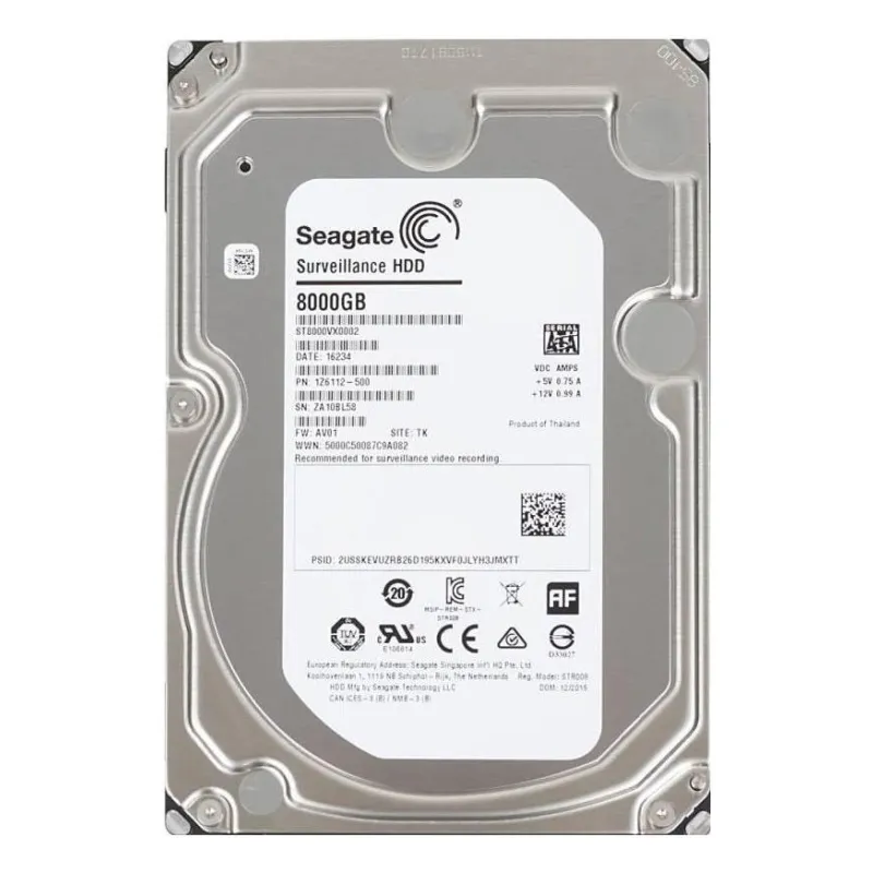 მყარი დისკი - 8TB, SATA HDD Seagate SkyHawk