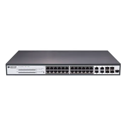 მართვადი PoE სვიჩი - S2528-P, 24P af/at, 4C, BDCOM