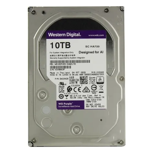 მყარი დისკი - 10TB, SATA HDD WD Purple