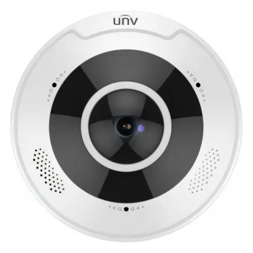 IP კამერა - 12მპ, VF, Dome, IK10, 360°, Mic, SD, ANR, Speaker, Uniview