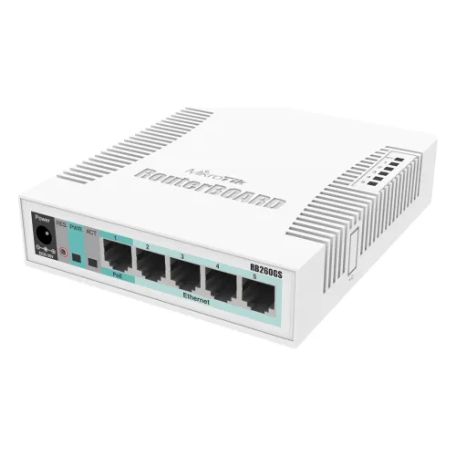 მართვადი სვიჩი - CSS106, 5G, 1S, MikroTik