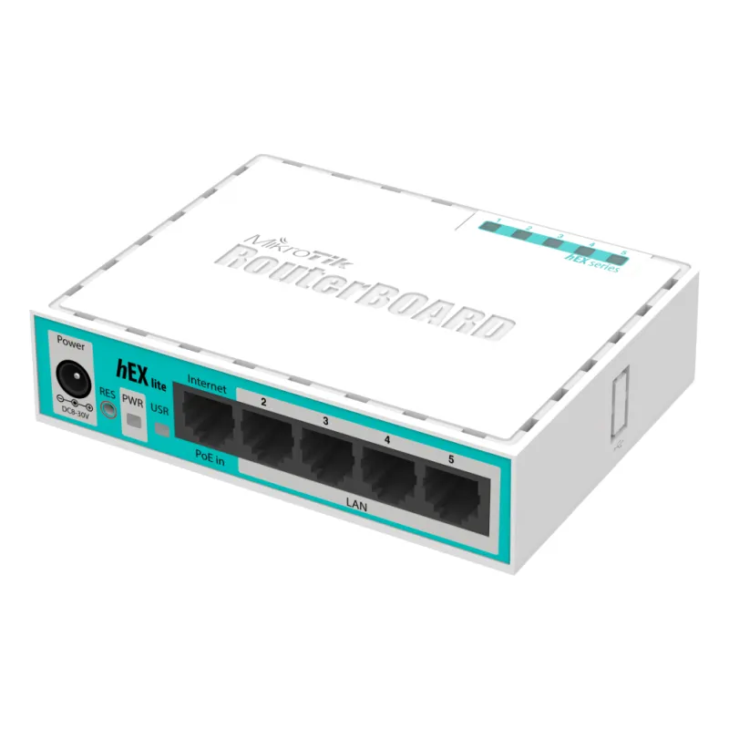 როუტერი - hEX lite, RB750r2, MikroTik