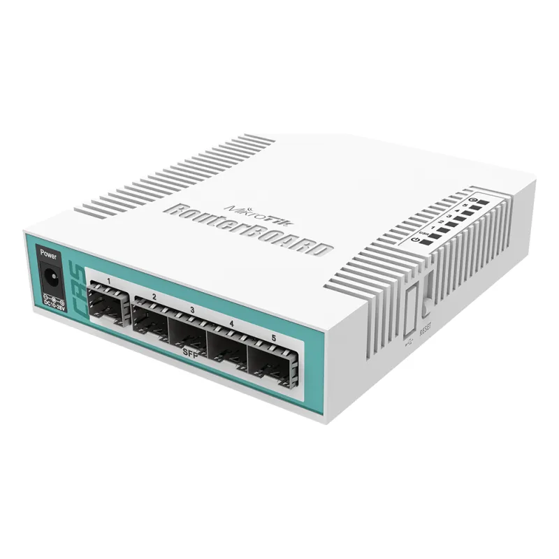 მართვადი სვიჩი - CRS106, L3, 1C, 5S, MikroTik