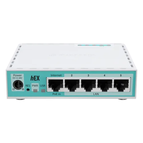 როუტერი - hEX refresh, E50UG, (RB750Gr3 განახლებული) MikroTik