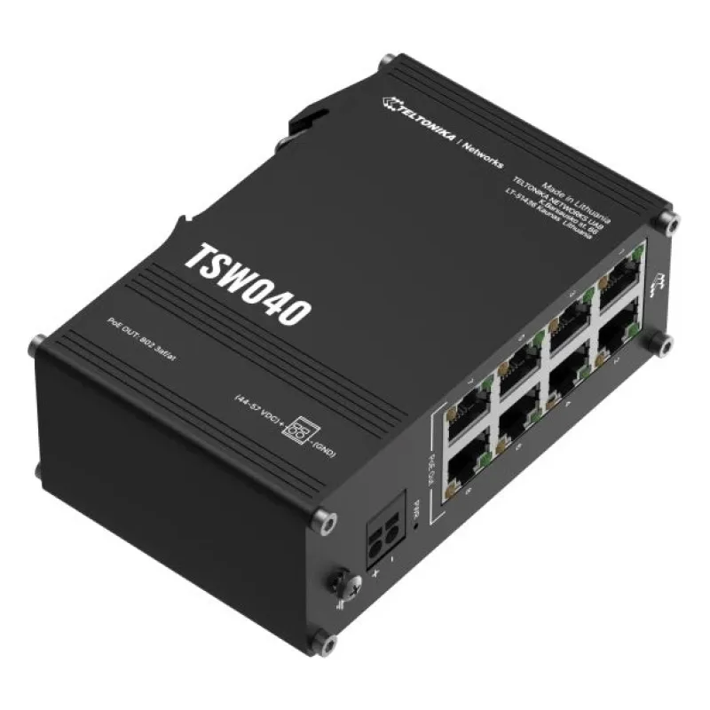 PoE+ Switch 8 10/100 ports