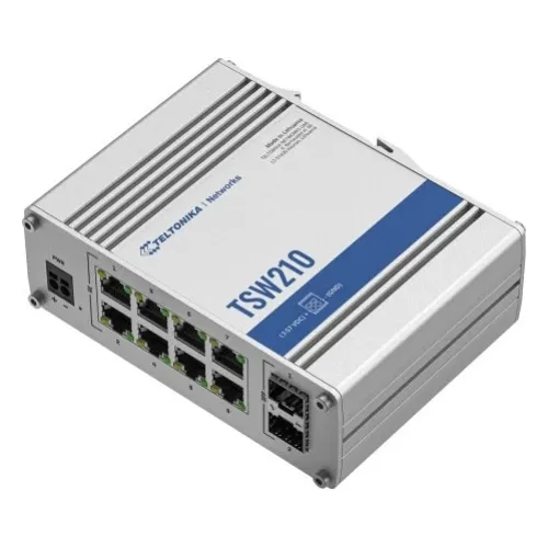 Switch 8 10/100/1000, 2 SFP ports