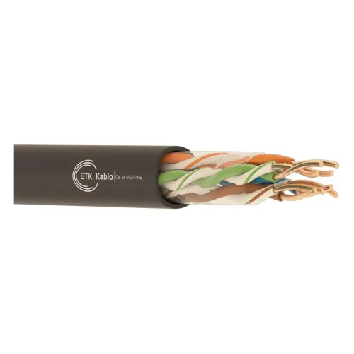 ქსელის კაბელი - Cat5e UTP 24AWG 100% სპილენძი გარე გამოყენების 305 მეტრი