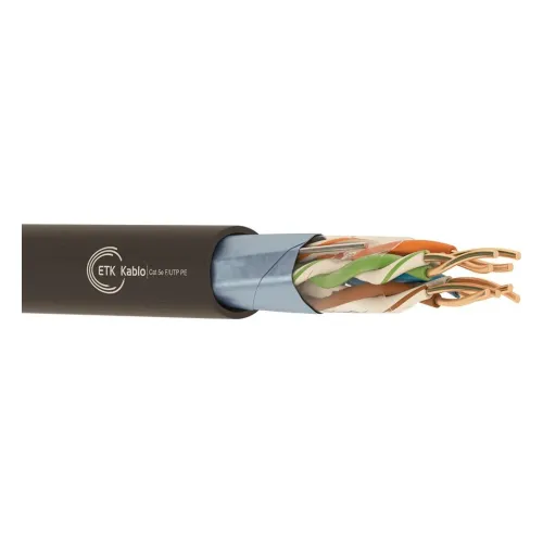 ქსელის კაბელი - Cat5e FTP 24AWG 100% სპილენძი გარე გამოყენების 305 მეტრი