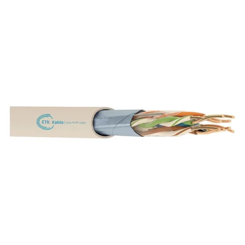 ქსელის კაბელი - Cat5e FTP LSZH 24AWG 100% სპილენძი შიდა გამოყენების 305 მეტრი
